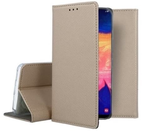 Flip Cover Fodral Samsung Galaxy S23+ (S23 plus) Guldfärgat
