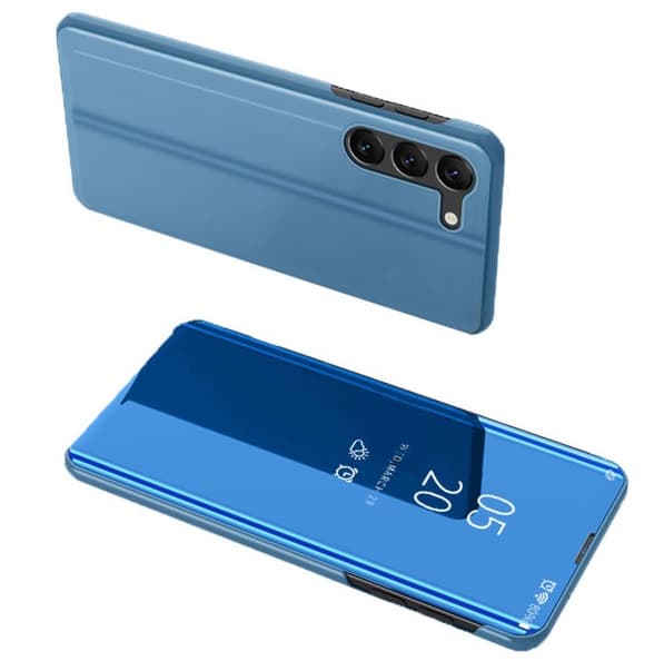 Samsung Galaxy S23 Fodral View Cover Blå