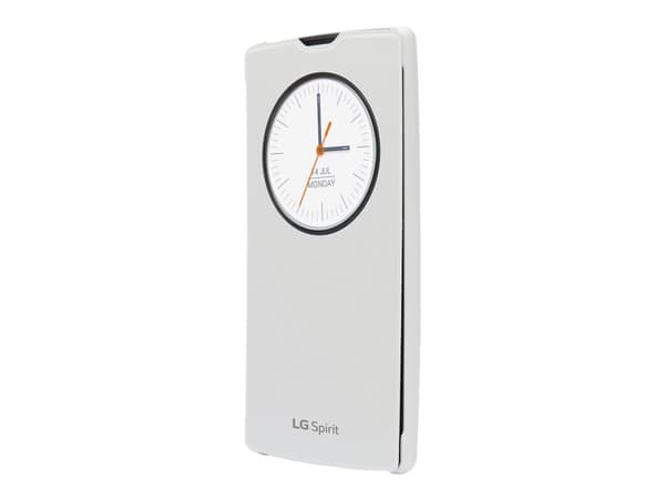 LG QuickWindow CCF-590 - Lommebok for mobiltelefon - hvit - for Spirit H420, H440N; Spirit 4G H440N