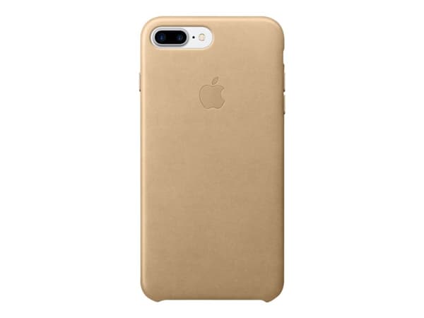 Apple - Baksidedeksel for mobiltelefon - lær - gyllenbrun - for Apple iPhone 7 Plus