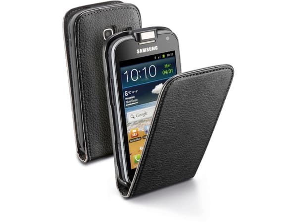 Cellularline FLAPESSENACE2BK, Utbytbara fodral, Samsung, Galaxy Ace 2 I8160, 9,65 cm (3.8"), Svart
