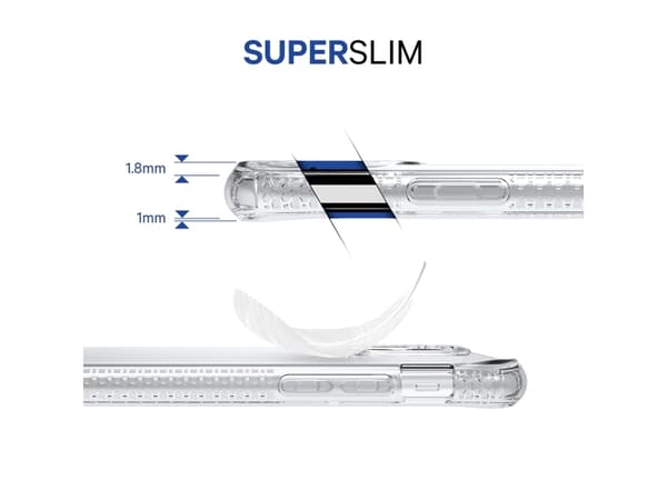 ITSKINS NANO GEL suojakuori iPhone 11 Pro / XS / X®. Läpinäkyvä