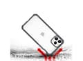 Pikkukuva 3 / 5: ITSKINS HYBRID CLEAR suojakuori iPhone 11 Pro / XS / X®:lle. Musta ja läpinäkyvä