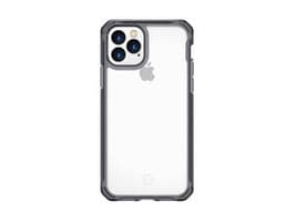 ITSKINS HYBRID CLEAR suojakuori iPhone 11 Pro / XS / X®:lle. Musta ja läpinäkyvä