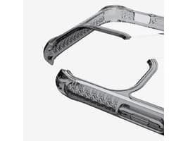 ITSKINS HYBRID CLEAR suojakuori iPhone 11 Pro / XS / X®:lle. Musta ja läpinäkyvä