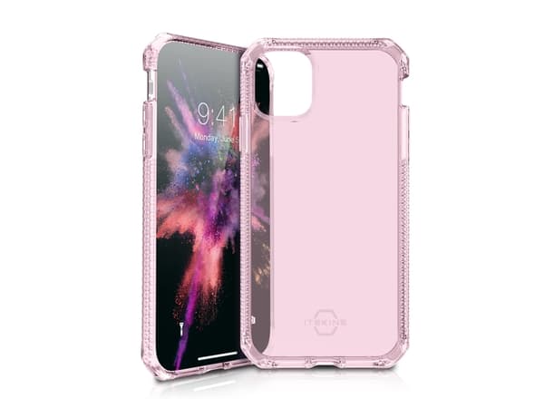 ITSKINS SPECTRUM CLEAR suojakuori iPhone 11 Pro / XS / X®:lle. Vaaleanpunainen