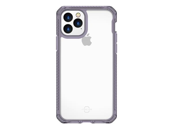 ITSKINS HYBRID CLEAR suojakuori iPhone 11 Pro Max / XS Max®:lle. Vaalean violetti ja läpinäkyvä