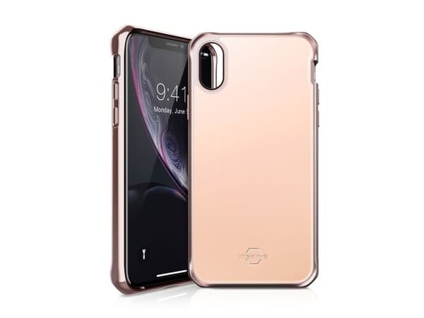 ITSKINS HYBRID GLASS cover til iPhone XR®. Rosa