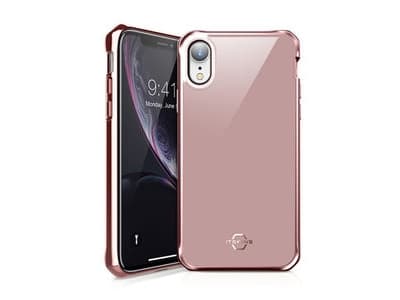 ITSKINS HYBRID GLASS cover til iPhone XR®. Rosa