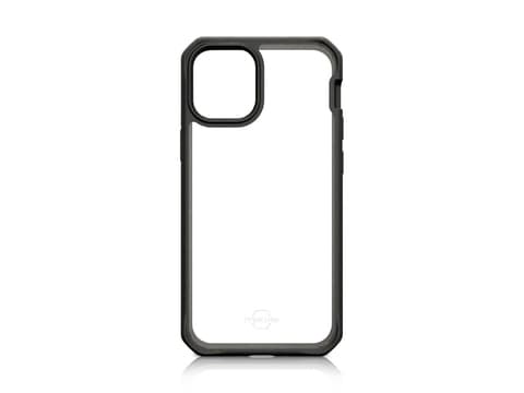 ITSKINS FERONIABIO PURE cover til iPhone 12 mini®. Sort og gennemsigtig