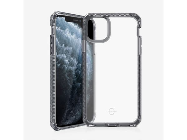 ITSKINS HYBRID CLEAR cover til iPhone 11 Pro Max / XS Max®. Sort og gennemsigtig