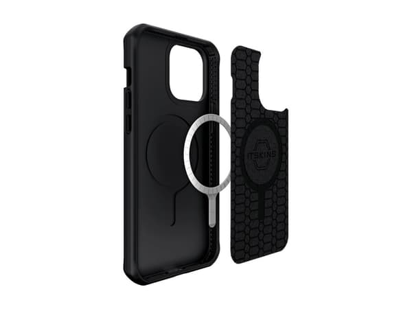 ITSKINS SPECTRUM MAGSAFE SILK cover til iPhone 13 Pro®. Sort
