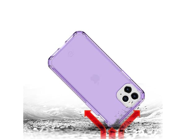 ITSKINS SPECTRUM CLEAR cover til iPhone 11 Pro / XS / X®. Lilla