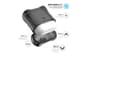 Miniatyrbild 2 av 4: ITSKINS SPECTRUM FROST cover til AirPods® (1. og 2. gen.). Sort