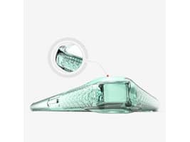 ITSKINS HYBRID CLEAR suojakuori iPhone 11 Pro / XS / X®. Tiffany vihreä ja läpinäkyvä