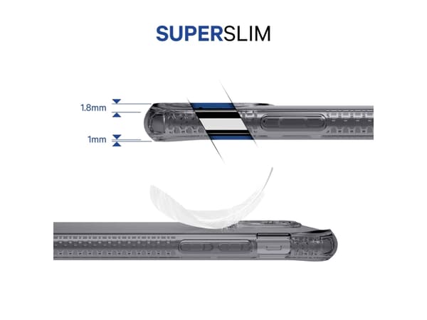 ITSKINS NANO GEL cover til iPhone 11 Pro / XS / X®. Sort