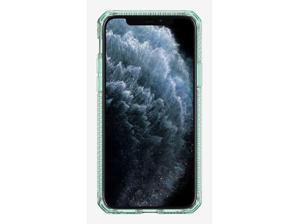 ITSKINS HYBRID CLEAR cover til iPhone 11 Pro Max / XS Max®. Tiffany grøn og gennemsigtig
