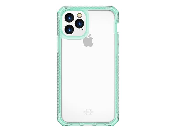 ITSKINS HYBRID CLEAR cover til iPhone 11 Pro Max / XS Max®. Tiffany grøn og gennemsigtig