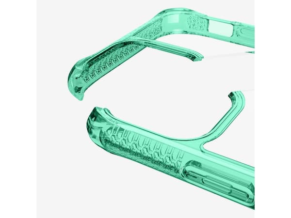 ITSKINS HYBRID CLEAR cover til iPhone 11 Pro Max / XS Max®. Tiffany grøn og gennemsigtig