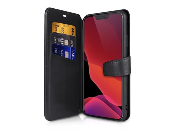 ITSKINS BOOK cover til iPhone 13 Pro Max / 12 Pro Max®. Sort