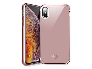 ITSKINS HYBRID GLASS cover til iPhone XS Max®. Rosa