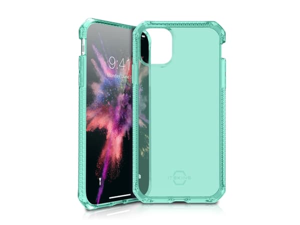 ITSKINS SPECTRUM CLEAR cover til iPhone 11 Pro Max / XS Max®. Tiffany grøn
