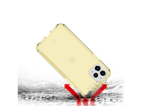 ITSKINS SPECTRUM CLEAR cover til iPhone 11 Pro / XS / X®. Lys gul