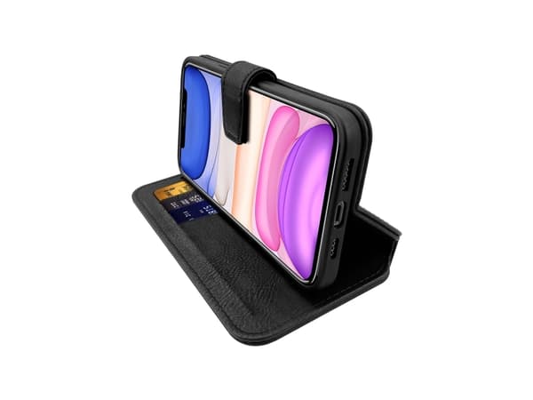 ITSKINS BOOK cover til iPhone XR®. Sort