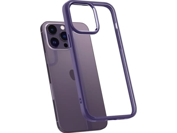Spigen Ultra Hybrid, Suojus, Apple, iPhone 14 Pro, 15,5 cm (6.1"), Purppura