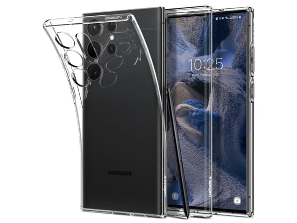 Spigen Liquid Crystal, Omslag, Samsung, Galaxy S23 Ultra, 17,3 cm (6.8"), Transparent