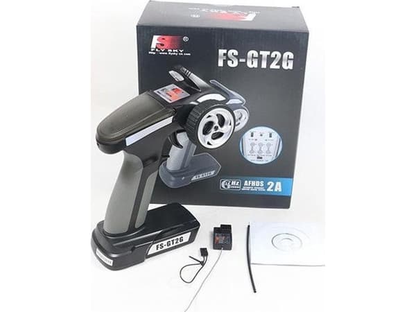 FlySky Transmitter FS-GT2G-220 + Receiver FS-A3 Set, 3 channels AFHDS