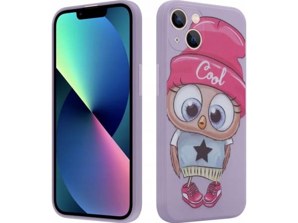 Maxximus MX OWL COOL IPHONE 12 PRO MAX PURPLE / FIOLETOWY