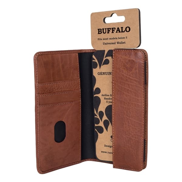 Buffalo Mobilfodral 3 Kortfack Brun - Universal