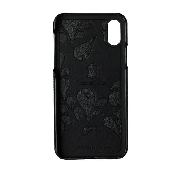Onsala Mobilskal Skinn Svart - iPhone X / XS