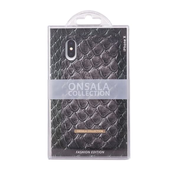 Onsala Mobilskal Soft Black Cobra - iPhone X / XS