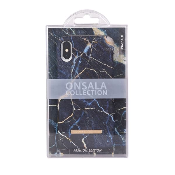 Onsala COLLECTION Mobilskal Soft Black Galaxy Marble iPhone X/Xs