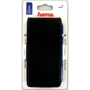 Hama Samsung S2 Mobilväska flip-front svart läder