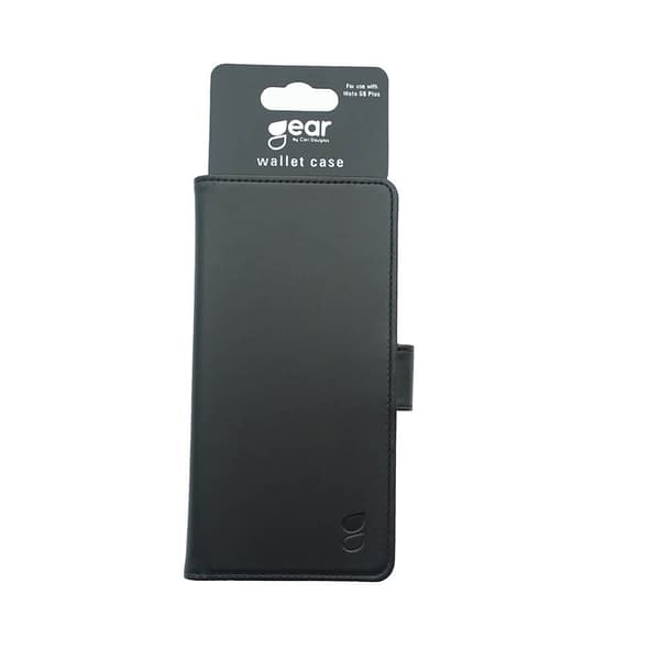 Gear Mobilfodral 3 Kortfack Svart - Moto G6 Plus