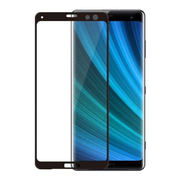 Gear Hærdet Glas 3D Full Cover Sort Sony Xperia XZ3