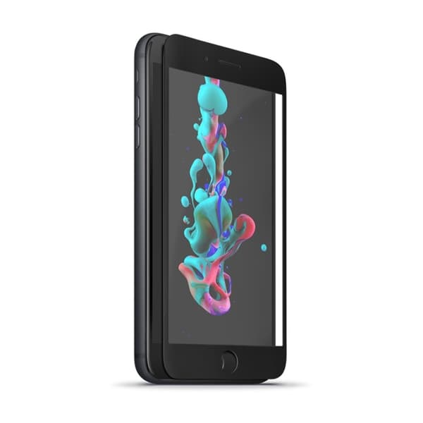 Forever 5D skjermbeskytter i herdet glass til Samsung A8 Plus 2018 A730 - svart ramme