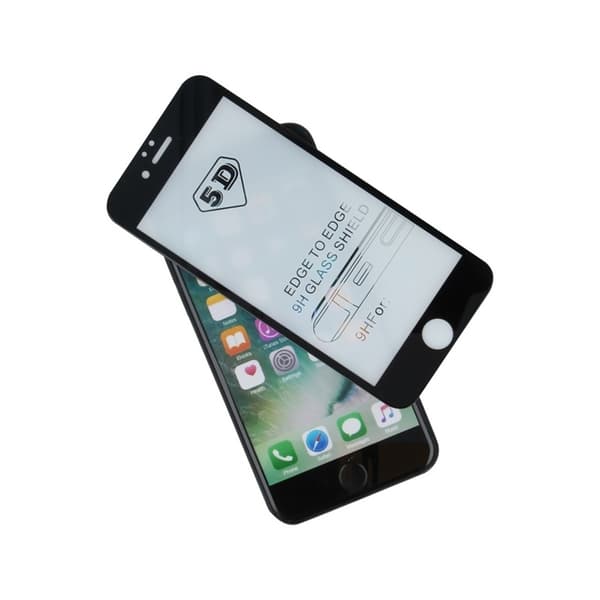 5D herdet skjermbeskytter for Samsung S8 Plus G955, svart ramme