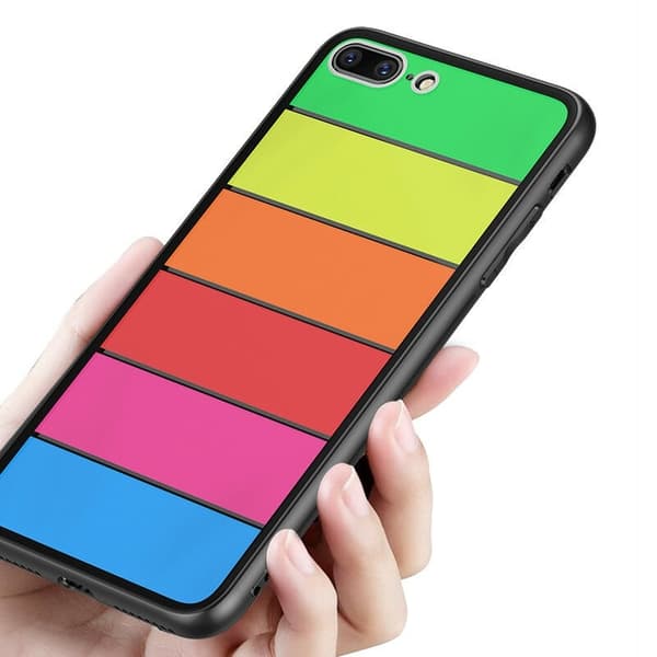 Sateenkaarenvärinen kuori iPhone XR:lle