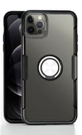 Miniatyrbilde 2 av 4: Etui med ringholder for iPhone 12 mini, Transparent/Svart