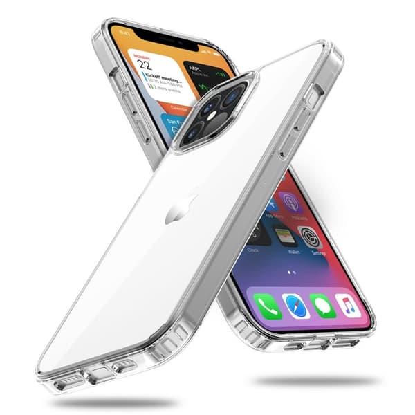 iPhone 12 mini slim-deksel, myk TPU-beskyttelse, gjennomsiktig
