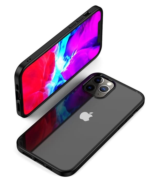 Elegant mobilskal til iPhone 12 mini, Svart