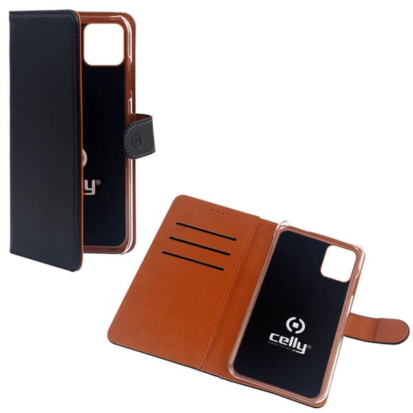 Celly Wallet Case iPhone 11 Svart