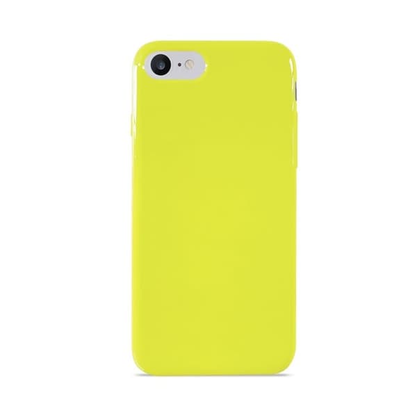 Puro Skal till iPhone SE/8/7, Patch Mania, 5st dekaler, Anpassningsbart, Gul