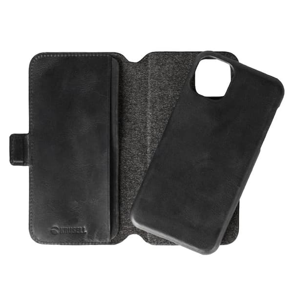 Krusell Sunne 2in1 avtakbart lommebokveske til iPhone 11 Pro Max, svart