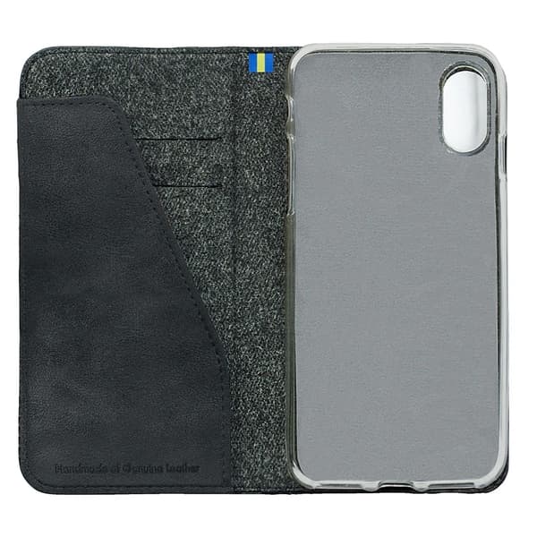 Krusell Sunne FolioCase Wallet Case for iPhone X/Xs, svart