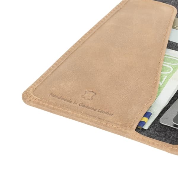 Krusell Sunne lompakkokotelo iPhone Xr:lle, Vintage Beige